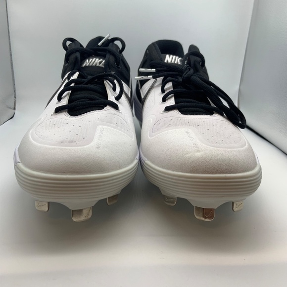 Nike Air Zoom Dragon Low Men\'s Metal Baseball Cleats White/Black Size 13 main image 8